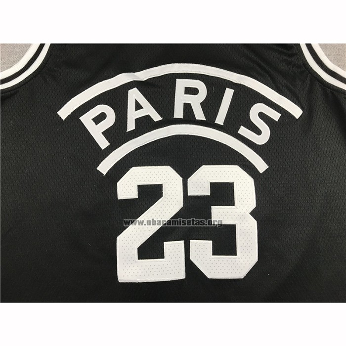 Camiseta AJ x PSG Michael Jordan NO 23 Negro